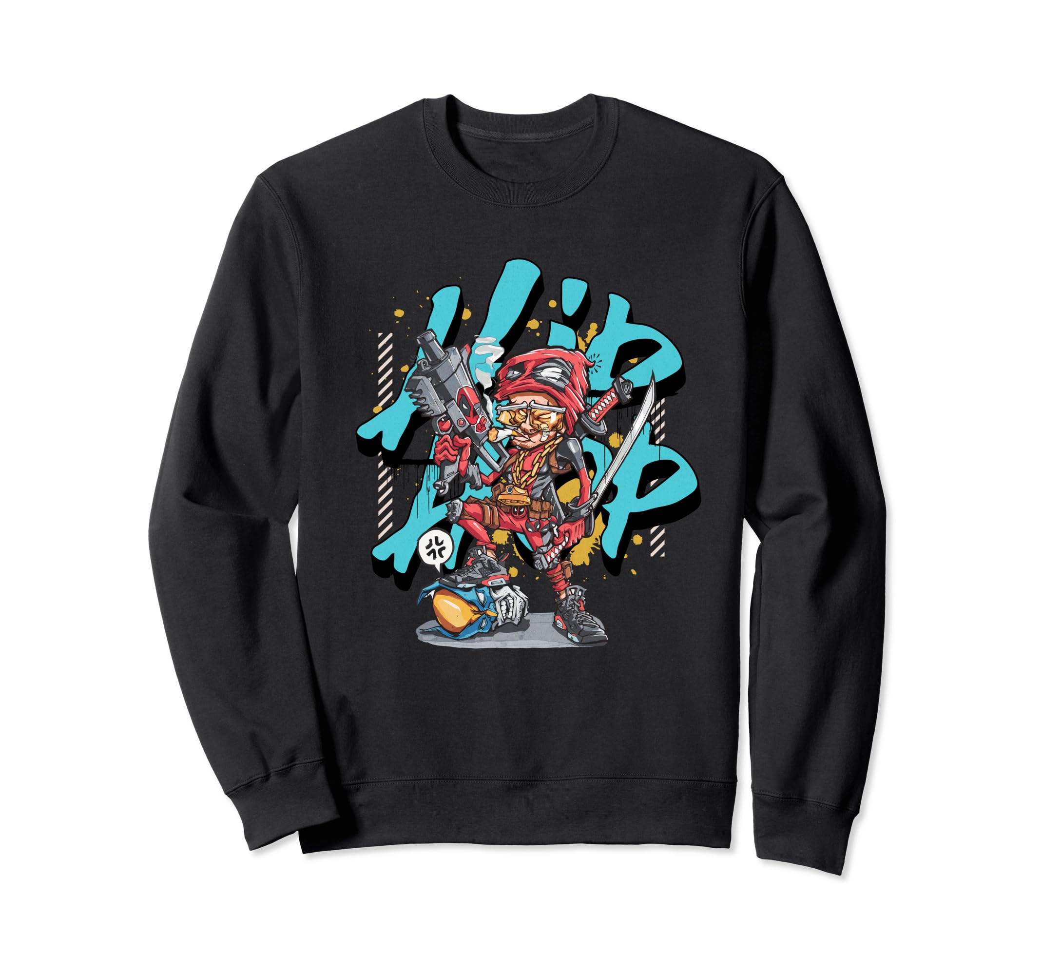 Graffiti Hip Hop Old School Graffiti Sweatshirt - Minimalist Print Unisex - T-Shirt, Sweatshirt, Hoodie