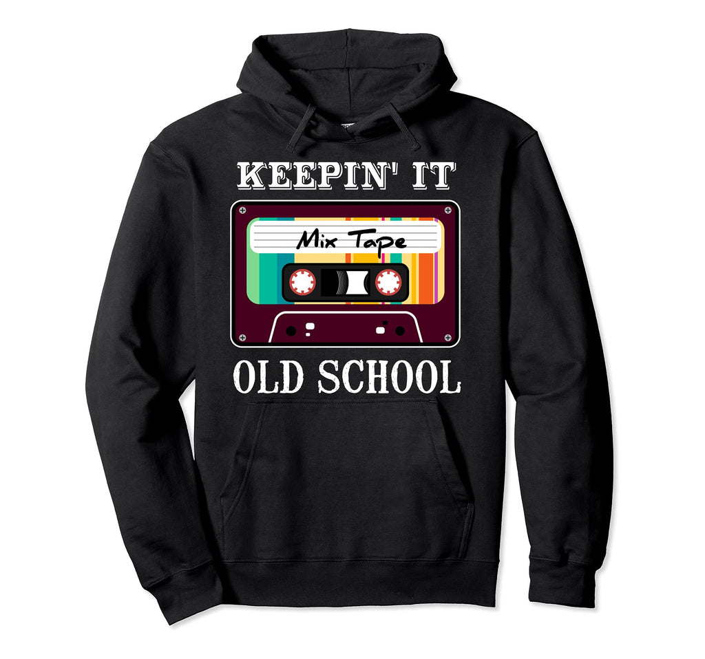 Old School Hip Hop 80S 90S Mixtape Hoodie - Unique Graphic Men Women - T-Shirt, Sweatshirt, Hoodie