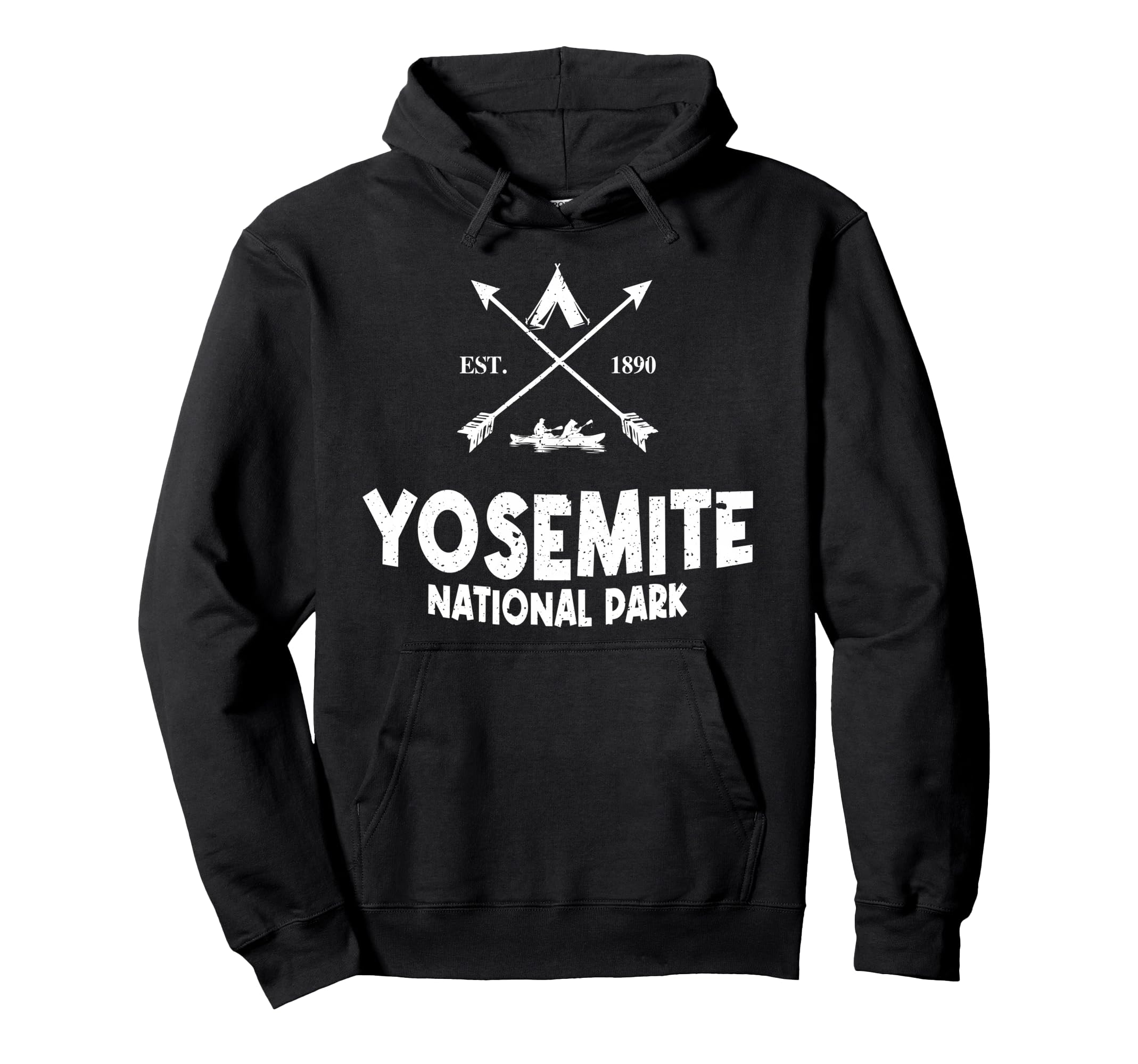 Yosemite National Park Camping Hike Hoodie - Novelty Apparel Men Women - T-Shirt, Sweatshirt, Hoodie