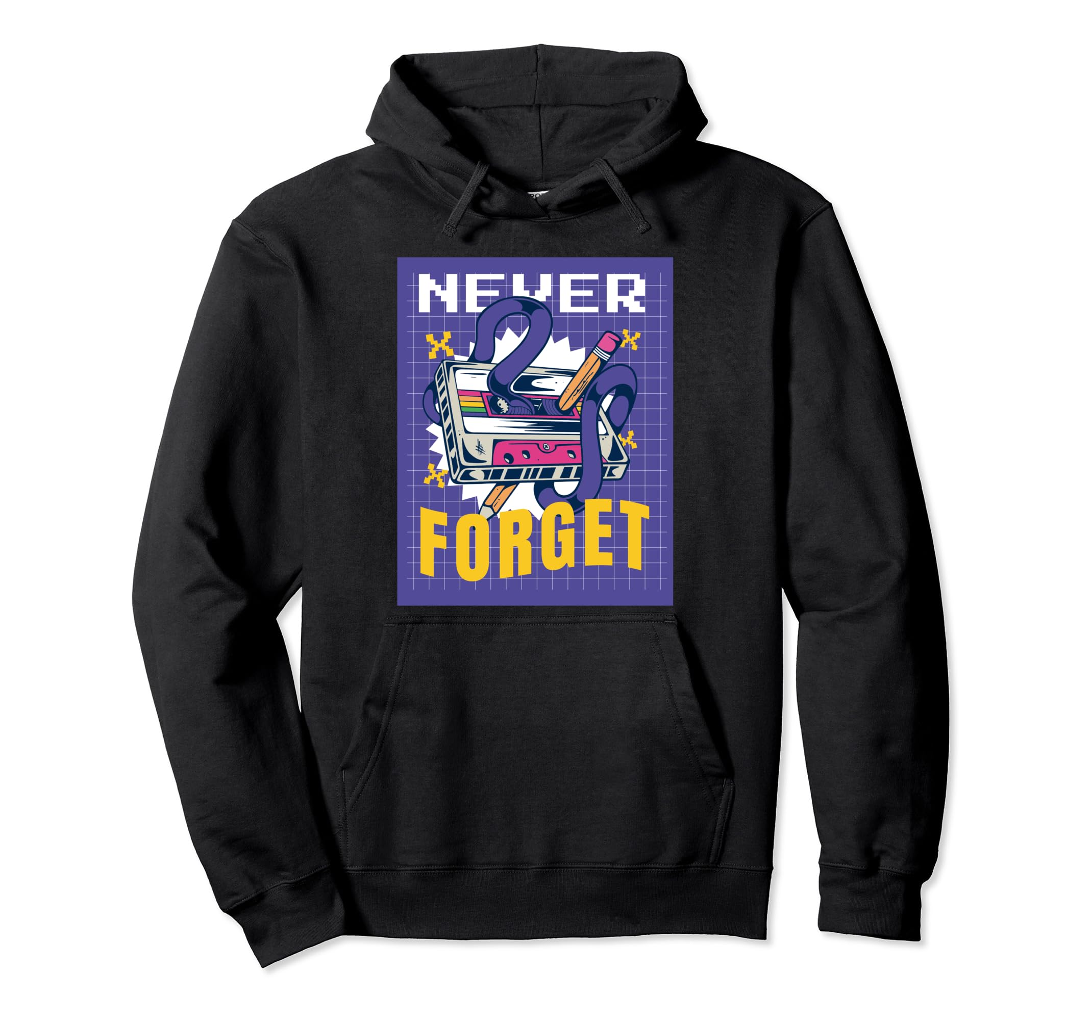 Recorder Vhs Disk Hoodie - Unique Graphic Men Women - T-Shirt, Sweatshirt, Hoodie
