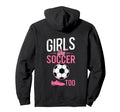 Like Soccer Too Female Soccer Player Hoodie - Trendy Graphic Men Women - T-Shirt, Sweatshirt, Hoodie