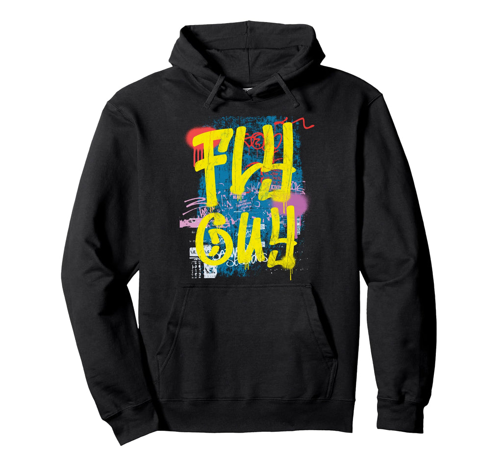 Fly Guy 80S 90S Rap B Old School Hip Hoodie - Minimalist Print for Adults - T-Shirt, Sweatshirt, Hoodie
