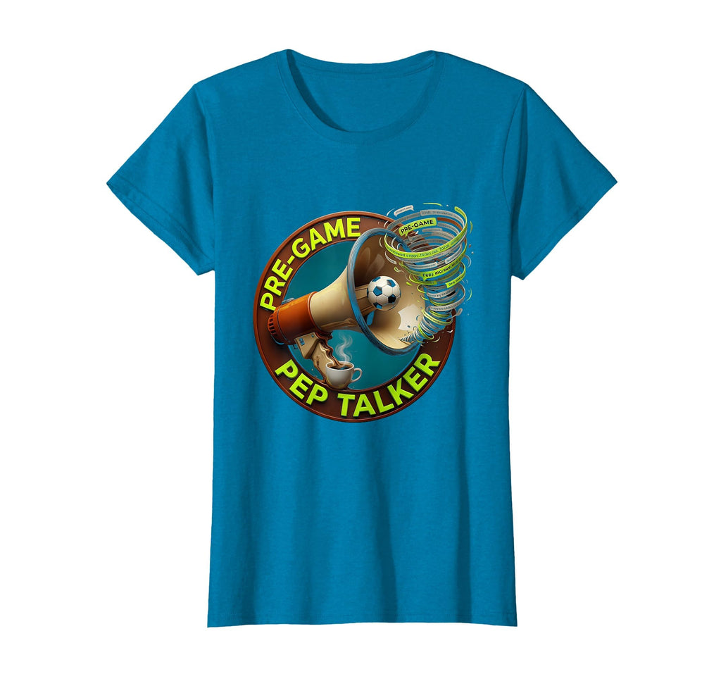 Pre Game Pep Talker Soccer Mom T-Shirt - Trendy Graphic for Adults - T-Shirt, Sweatshirt, Hoodie