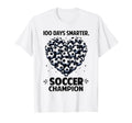 100 Days School Soccer Heart Love 100Th T-Shirt - Graphic Print for Adults - T-Shirt, Sweatshirt, Hoodie