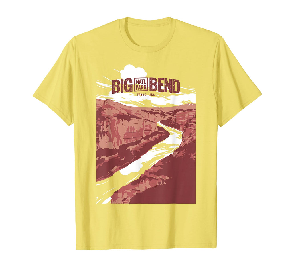 Big Bend National Park Texas Gifts T-Shirt - Minimalist Print for Adults - T-Shirt, Sweatshirt, Hoodie