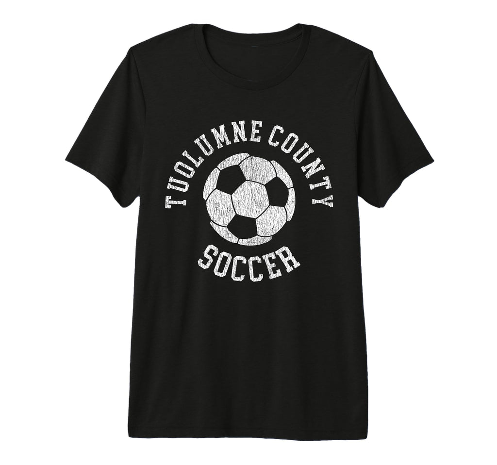 Tuolumne County Soccer Distressed 90S T-Shirt - Novelty Apparel Men Women - T-Shirt, Sweatshirt, Hoodie