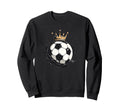 Awesome Soccer Crown Costume Ball Sweatshirt - Trendy Graphic for Adults - T-Shirt, Sweatshirt, Hoodie