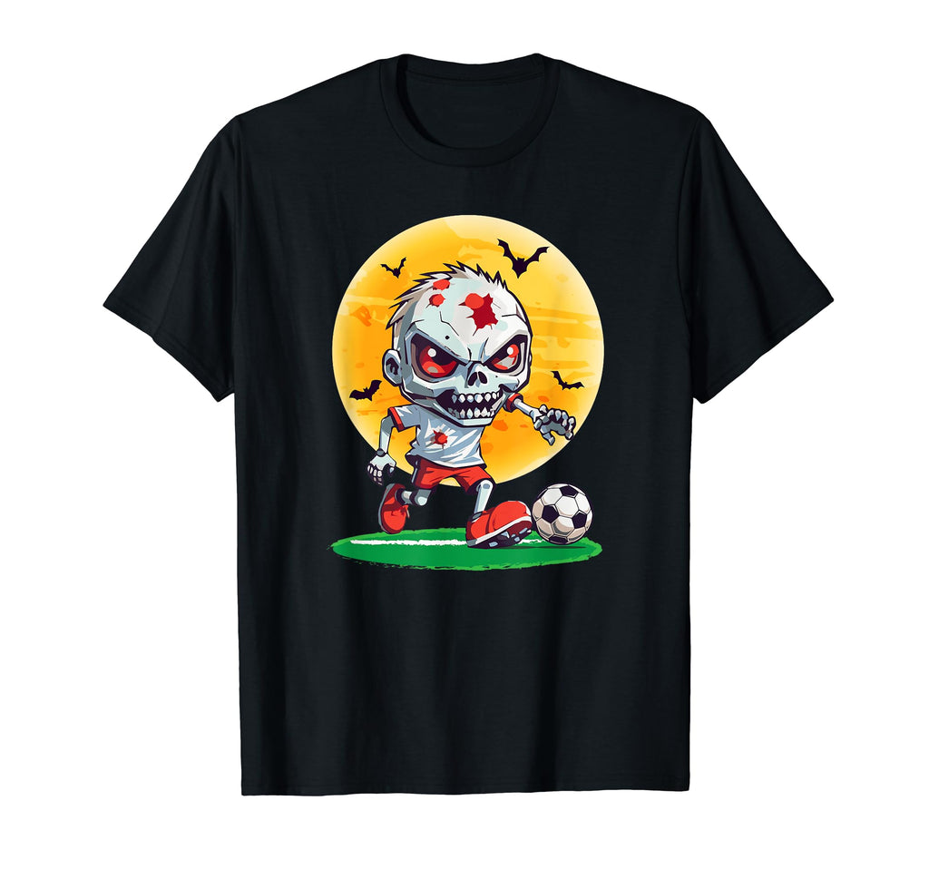 Zombie Soccer Player Scary Soccer T-Shirt - Novelty Apparel Men Women - T-Shirt, Sweatshirt, Hoodie