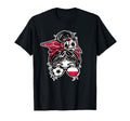 Messy Bun Hair Polish Soccer Poland T-Shirt - Fun Novelty Design Men Women - T-Shirt, Sweatshirt, Hoodie