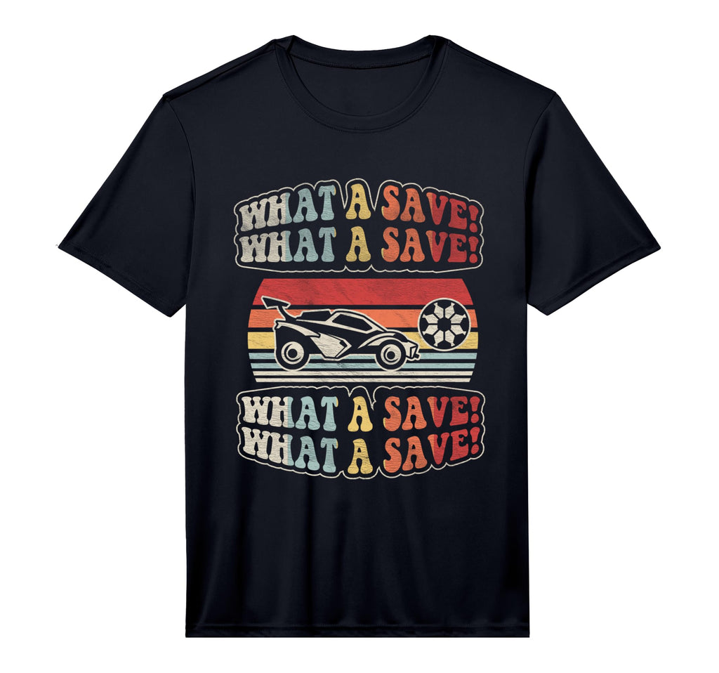 What Save Soccer Car League Performance T-Shirt - Novelty Apparel Men Women - T-Shirt, Sweatshirt, Hoodie