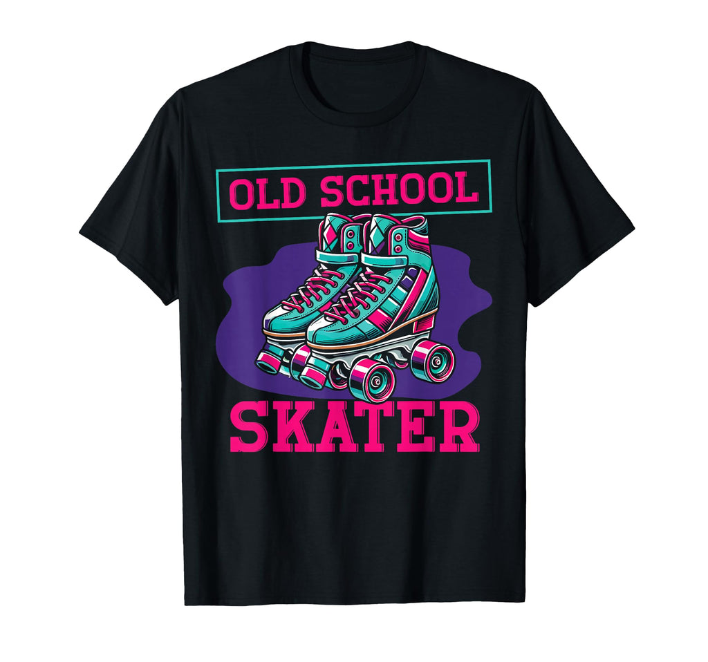 Roller Skating Skate 1970S Old School T-Shirt - Fun Novelty Design Unisex - T-Shirt, Sweatshirt, Hoodie