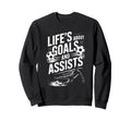 Soccer Player And Goal Keeper Sweatshirt - Fun Novelty Design Men Women - T-Shirt, Sweatshirt, Hoodie