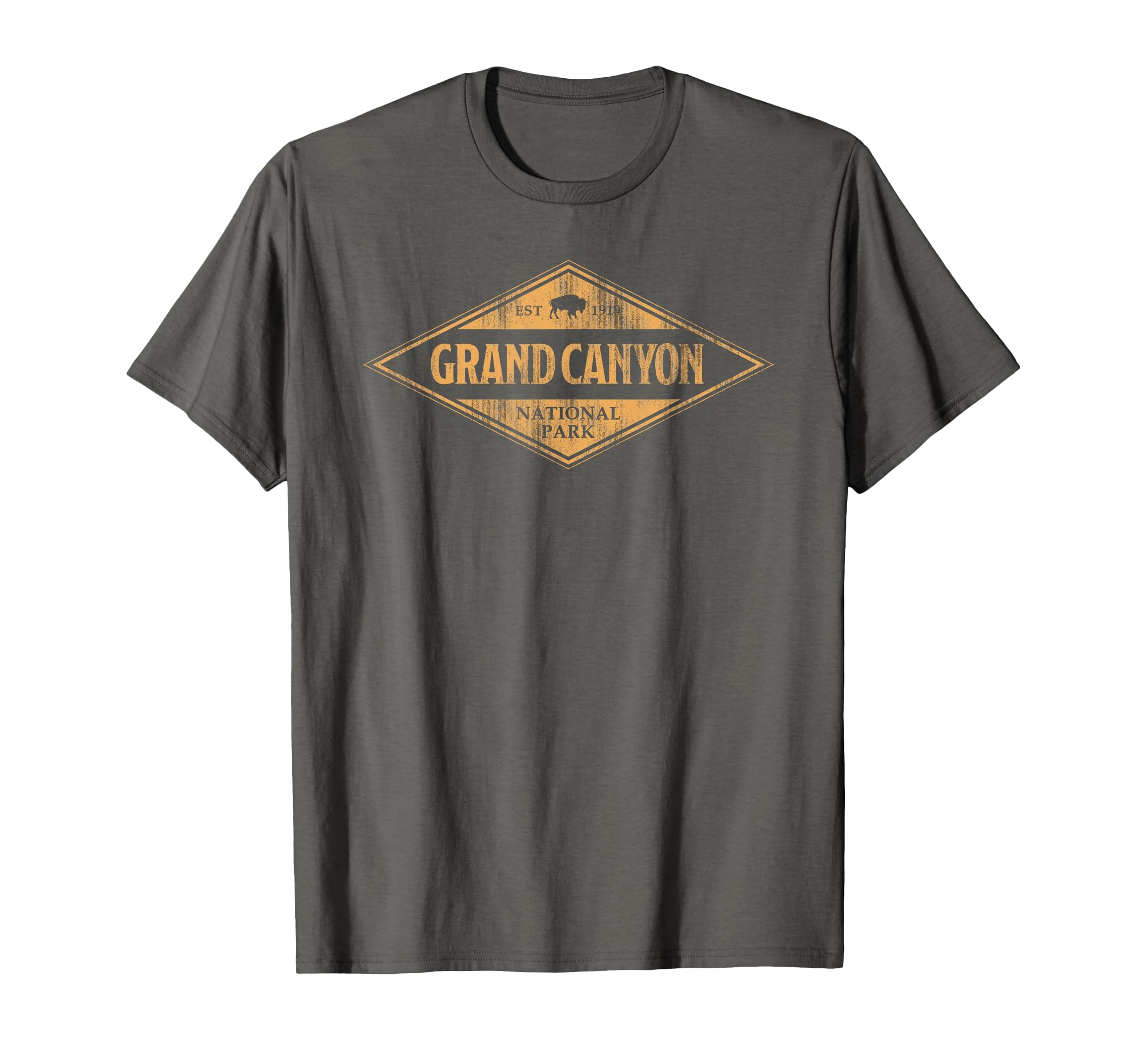 Grand Canyon National Park Bison Mens T-Shirt - Custom Art Print Unisex - T-Shirt, Sweatshirt, Hoodie