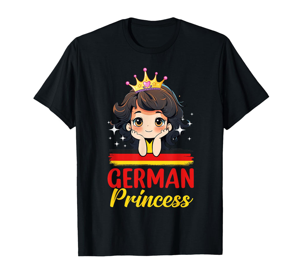 German Princess Germany German Flag T-Shirt - Custom Art Print Men Women - T-Shirt, Sweatshirt, Hoodie