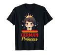 German Princess Germany German Flag T-Shirt - Custom Art Print Men Women - T-Shirt, Sweatshirt, Hoodie