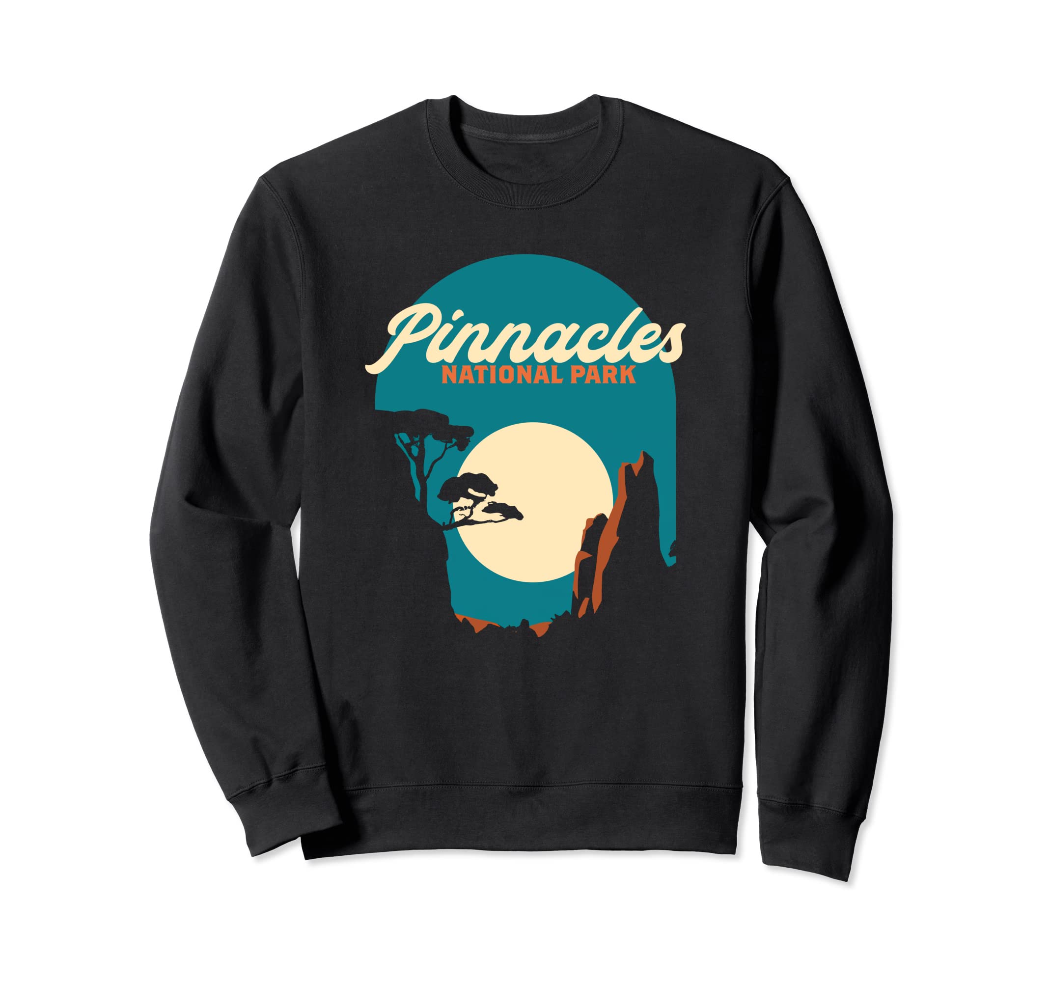 Pinnacles National Park 80S Night Sweatshirt - Graphic Print Unisex - T-Shirt, Sweatshirt, Hoodie