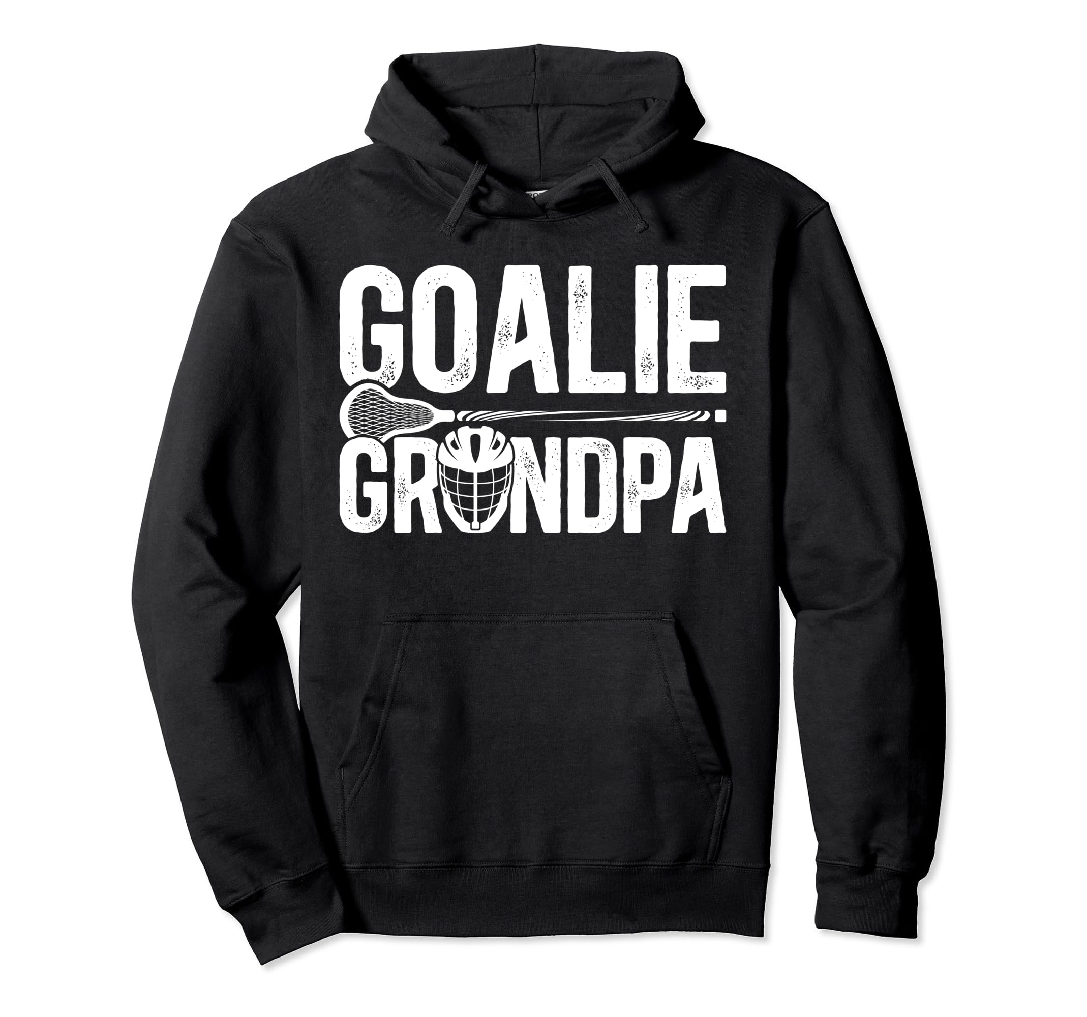 Lacrosse Goalie Grandpa Lacrosse Goalkeeper Hoodie - Unique Graphic Unisex - T-Shirt, Sweatshirt, Hoodie
