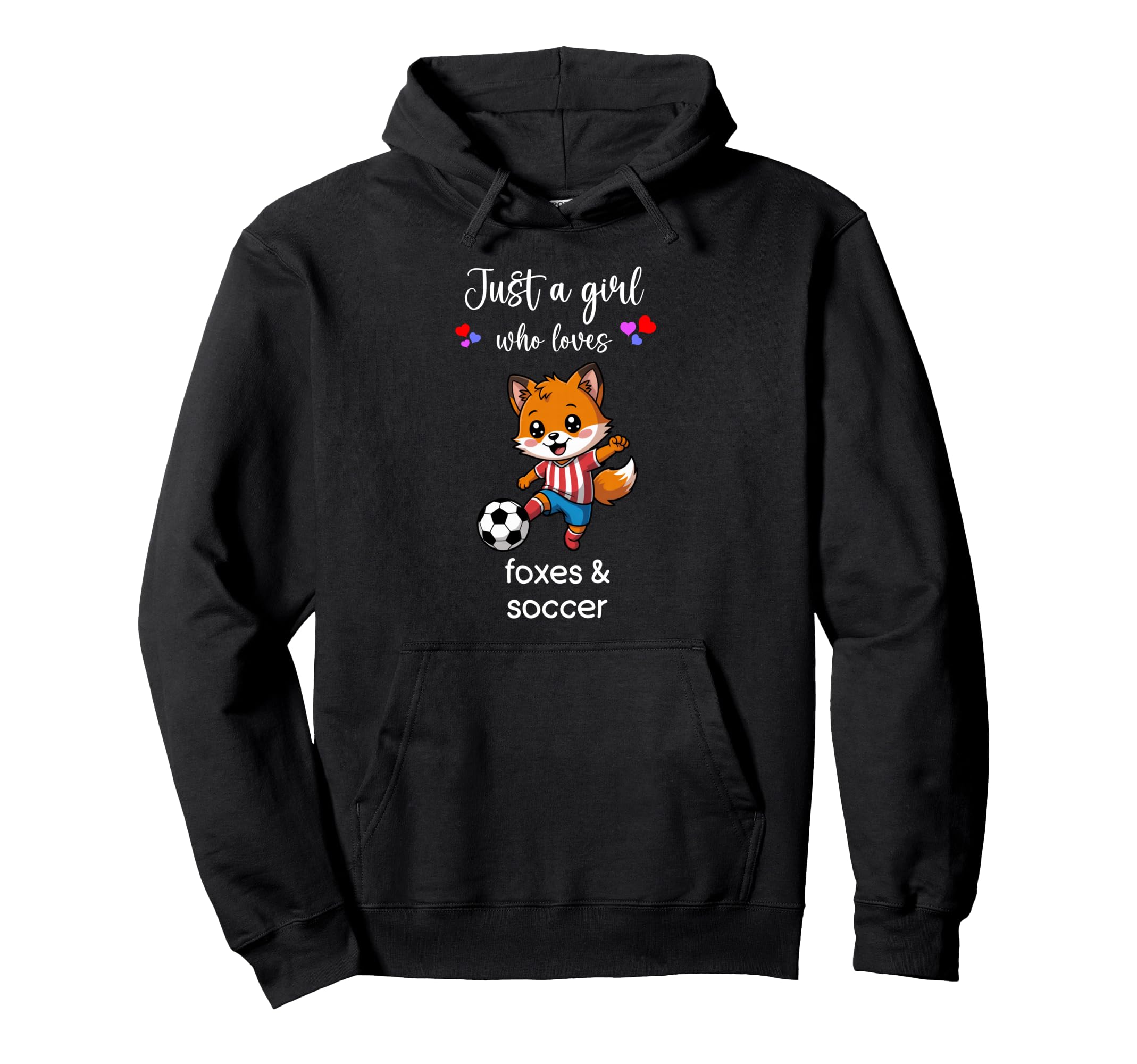 Fox Soccer Fox Soccer Hoodie - Casual Everyday Wear for Adults - T-Shirt, Sweatshirt, Hoodie