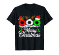 Soccer Santa Hat Light T-Shirt - Novelty Apparel Men Women - T-Shirt, Sweatshirt, Hoodie