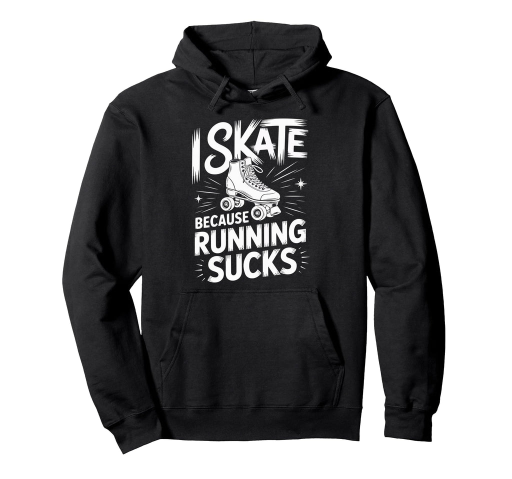 I Skate Because Running Sucks Sunset Hoodie - Aesthetic Graphic for Adults - T-Shirt, Sweatshirt, Hoodie