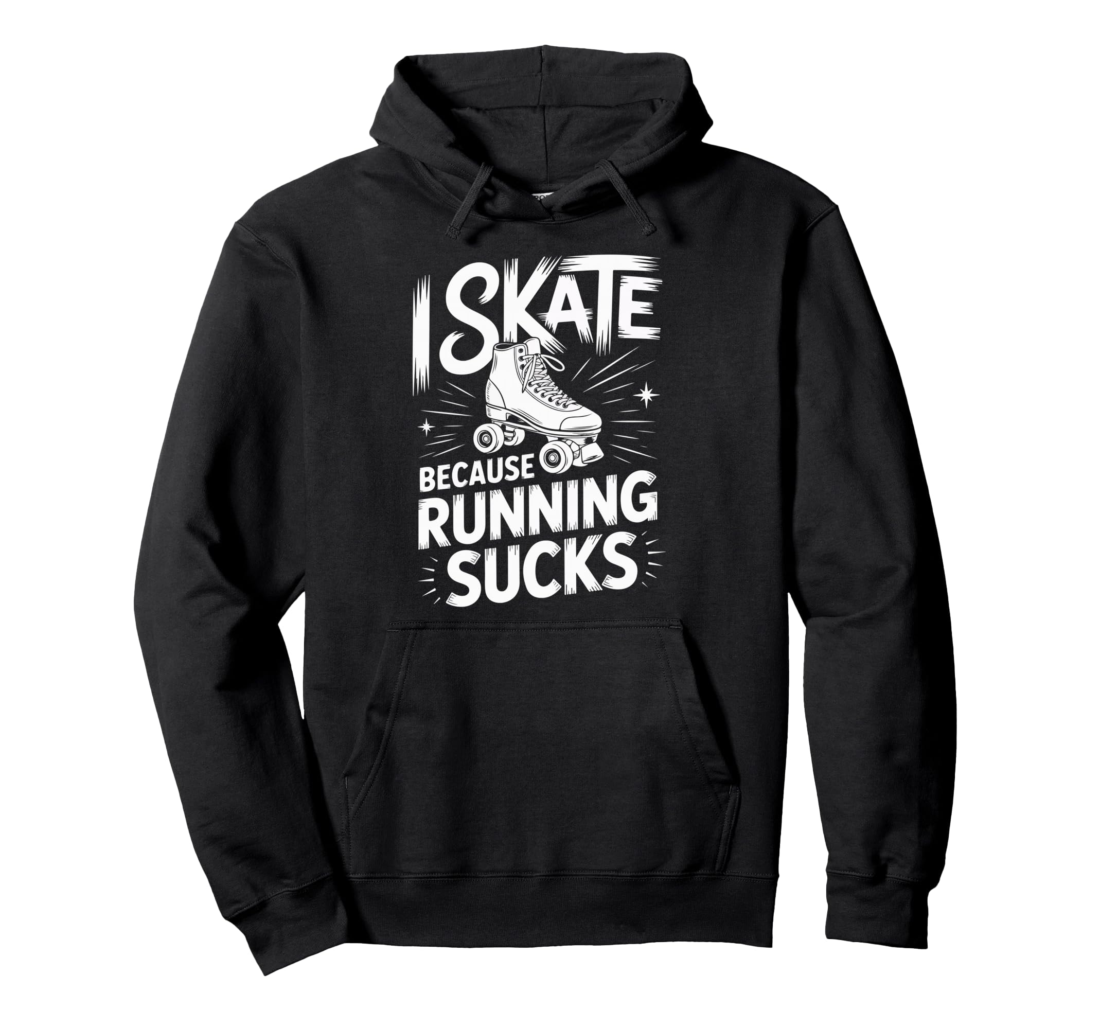 I Skate Because Running Sucks Sunset Hoodie - Aesthetic Graphic for Adults - T-Shirt, Sweatshirt, Hoodie
