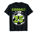 25 Year Old Birthday Soccer Themed T-Shirt - Unique Graphic Men Women - T-Shirt, Sweatshirt, Hoodie