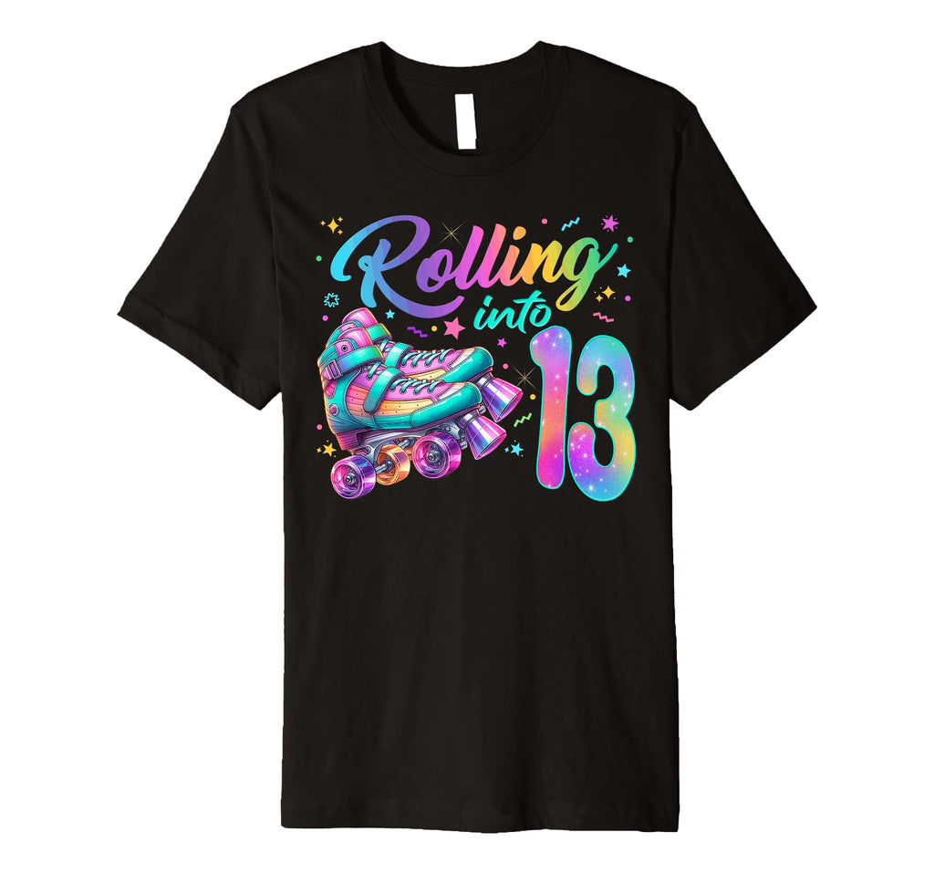 Roller Skates Birthday Skating Party T-Shirt - Minimalist Print Unisex - T-Shirt, Sweatshirt, Hoodie