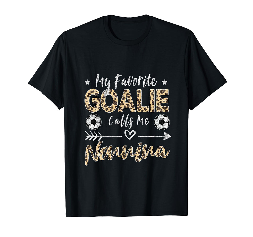 My Favorite Goalie Calls Me Nonnina T-Shirt - Minimalist Print Unisex - T-Shirt, Sweatshirt, Hoodie