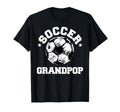 Soccer Grandpop Soccer Ball Distressed T-Shirt - Minimalist Print Unisex - T-Shirt, Sweatshirt, Hoodie