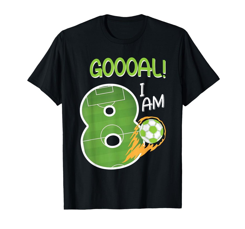 Soccer Im 8 Years Old Birthday T-Shirt - Trendy Graphic Unisex - T-Shirt, Sweatshirt, Hoodie