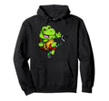 Turtle Playing Soccer Funny Hoodie - Graphic Print Men Women - T-Shirt, Sweatshirt, Hoodie