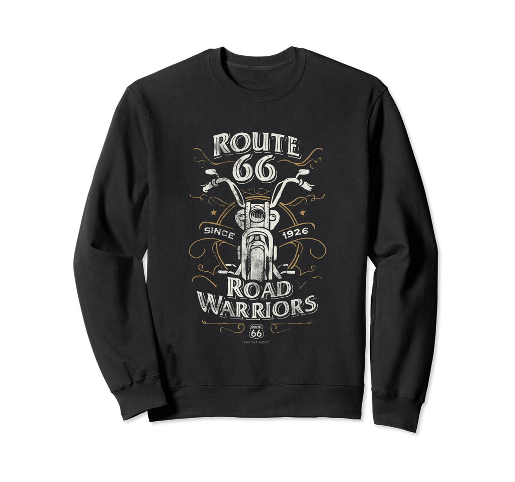 Route 66 Road Warriors Sweatshirt - Custom Art Print for Adults - T-Shirt, Sweatshirt, Hoodie