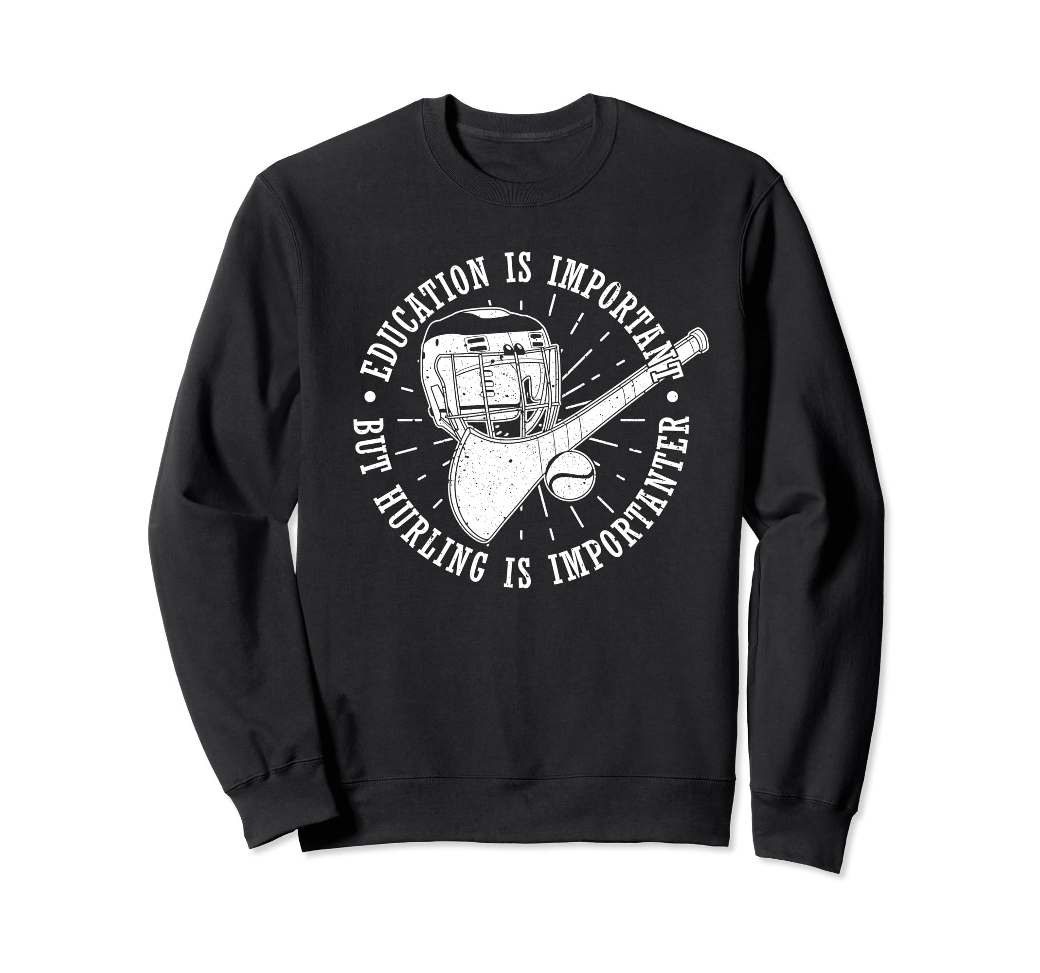 Hurling Helmet Athletic Goalkeeper Sweatshirt - Graphic Print for Adults - T-Shirt, Sweatshirt, Hoodie