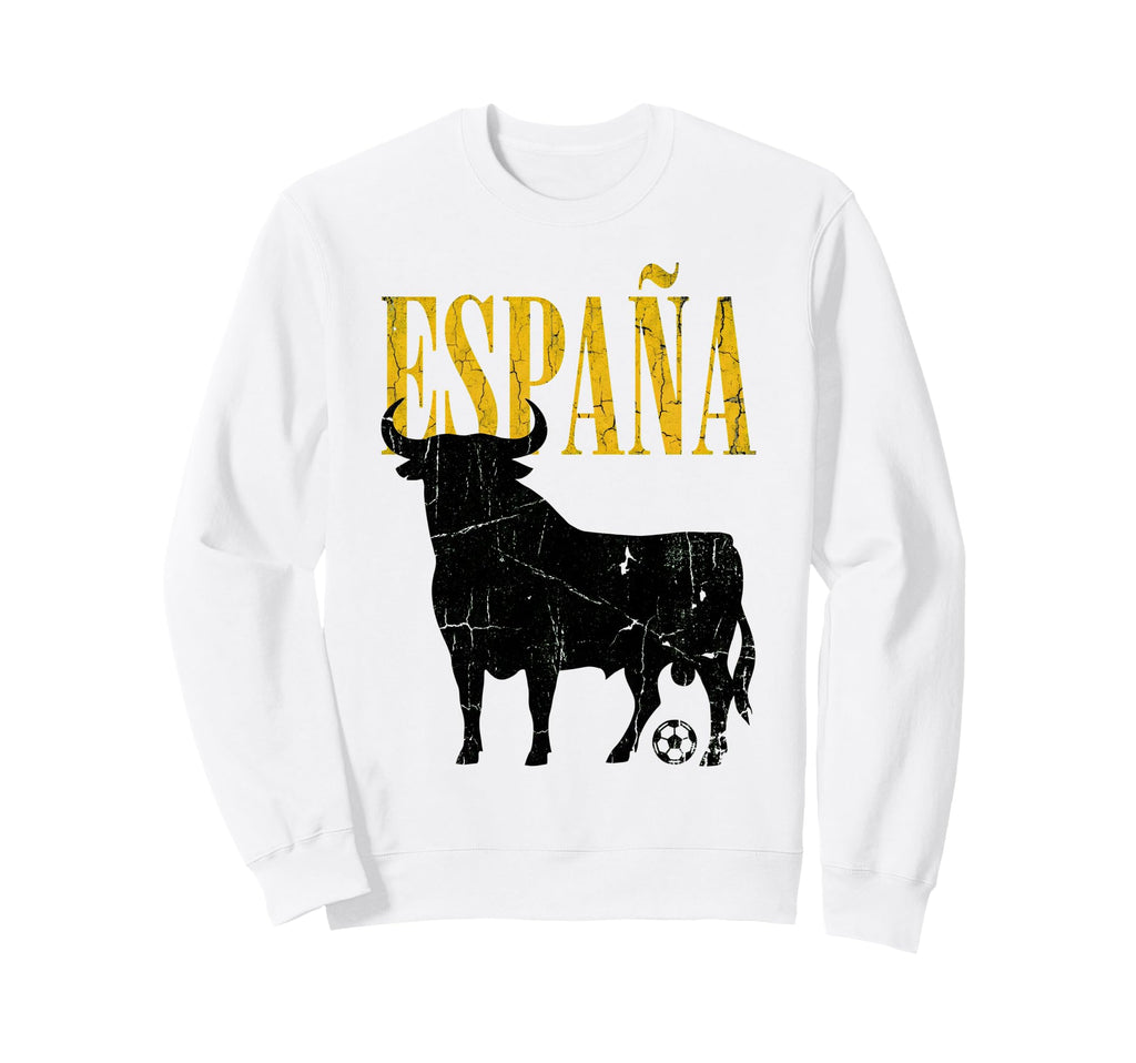 Espana Bull Soccer Ball Silhouette Sweatshirt - Custom Art Print Men Women - T-Shirt, Sweatshirt, Hoodie