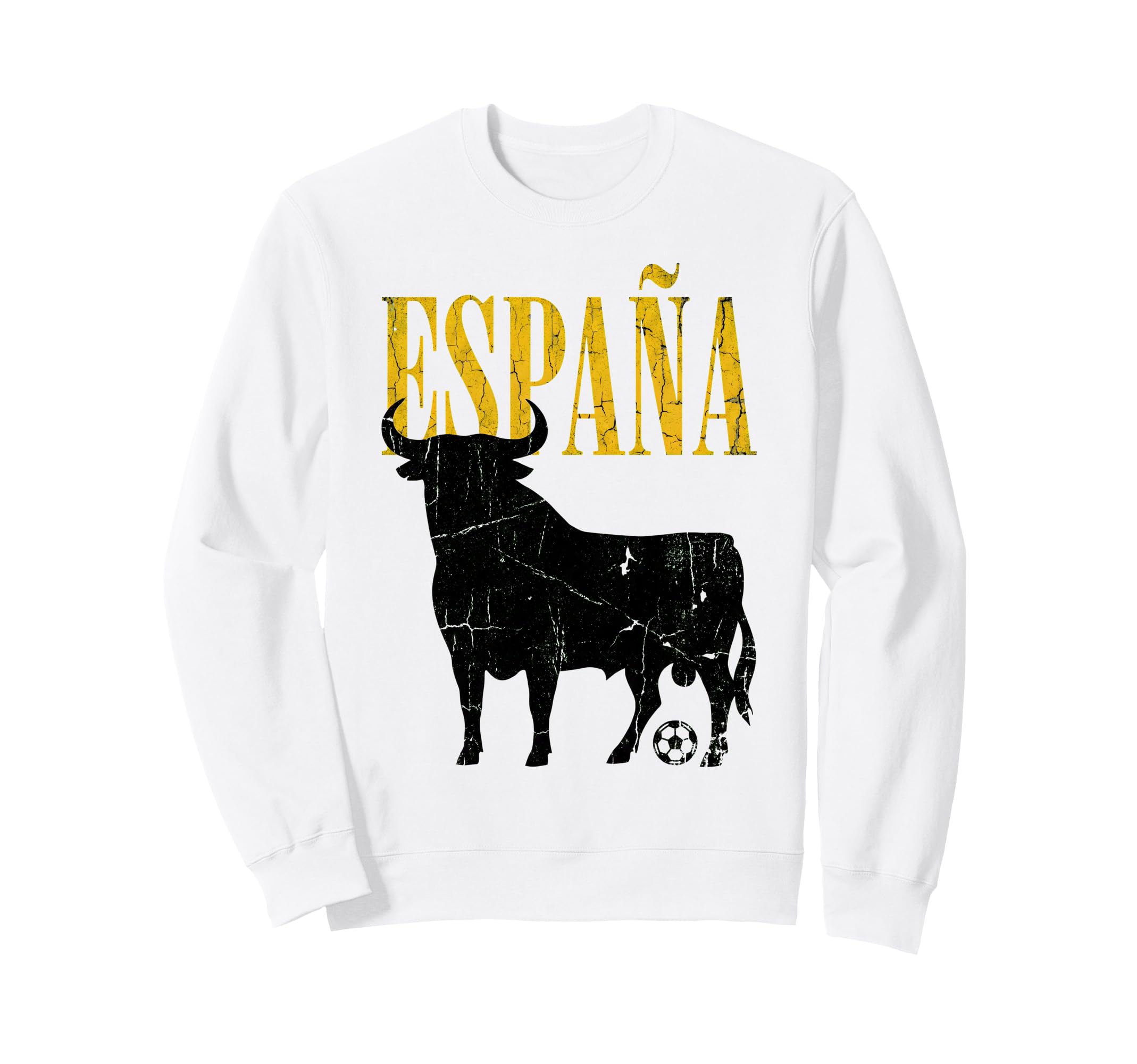 Espana Bull Soccer Ball Silhouette Sweatshirt - Custom Art Print Men Women - T-Shirt, Sweatshirt, Hoodie
