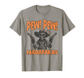 Pew Pew Madafakas Cowboy Skeleton Rodeo T-Shirt - Graphic Print Unisex - T-Shirt, Sweatshirt, Hoodie
