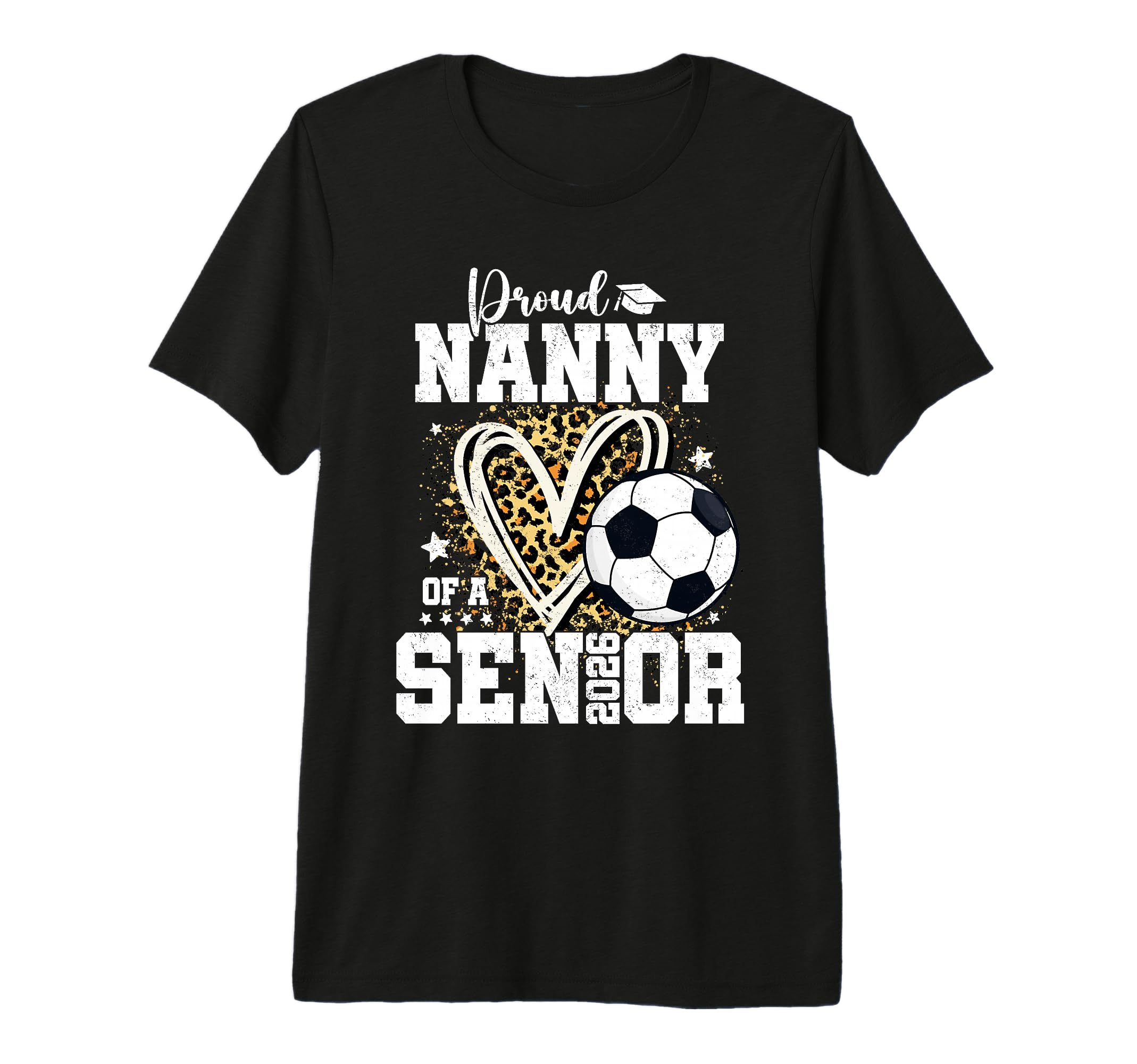 Proud Nanny 2026 Senior Soccer Graduation T-Shirt - Unique Graphic Unisex - T-Shirt, Sweatshirt, Hoodie
