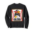 Messy Bun Mom Busy Raising Ballers Sweatshirt - Graphic Print for Adults - T-Shirt, Sweatshirt, Hoodie