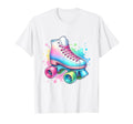 Roller Skate Colorful Roller Skating T-Shirt - Aesthetic Graphic for Adults - T-Shirt, Sweatshirt, Hoodie