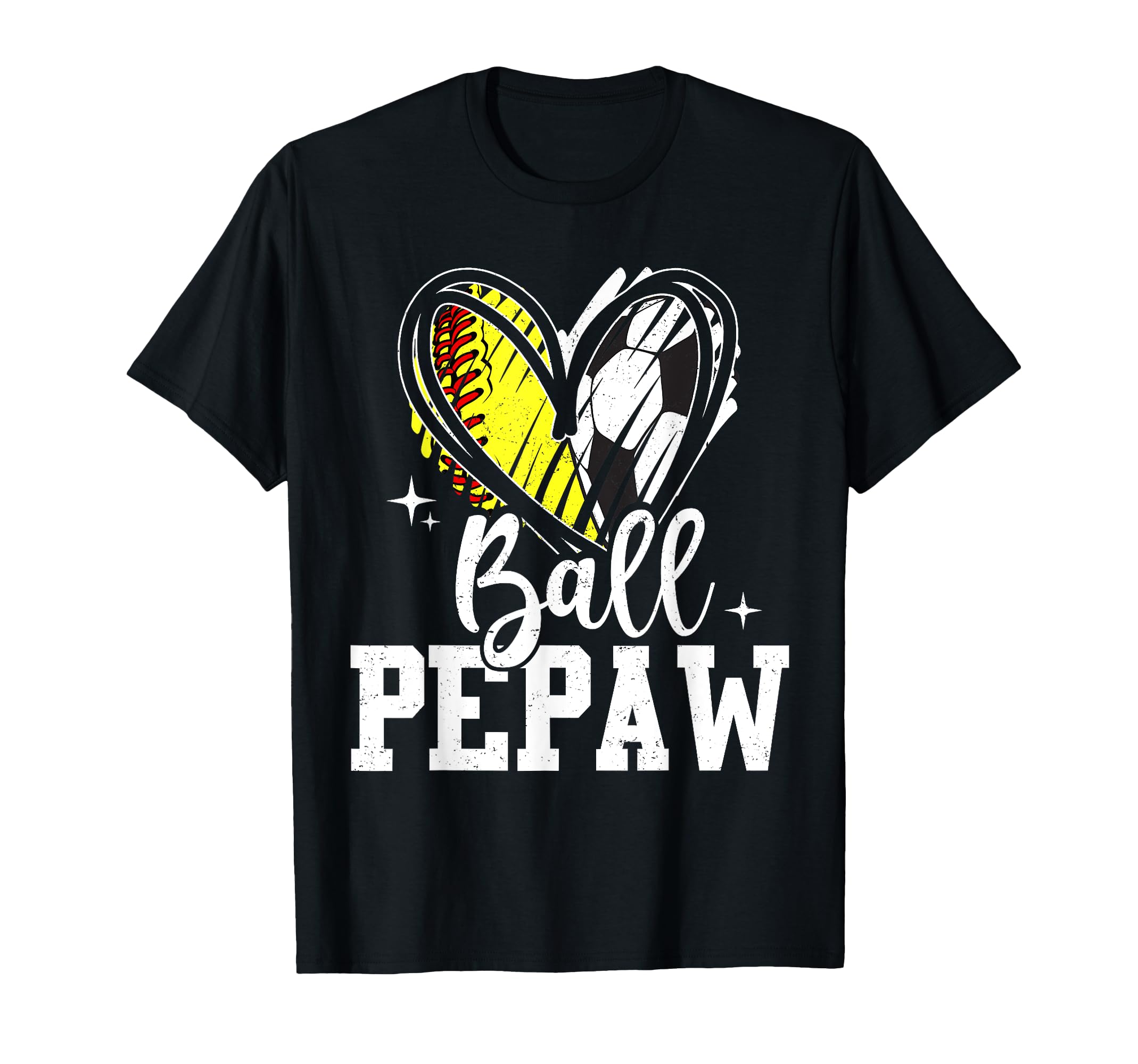 Ball Pepaw Softball Soccer Ball Pepaw T-Shirt - Graphic Print Men Women - T-Shirt, Sweatshirt, Hoodie