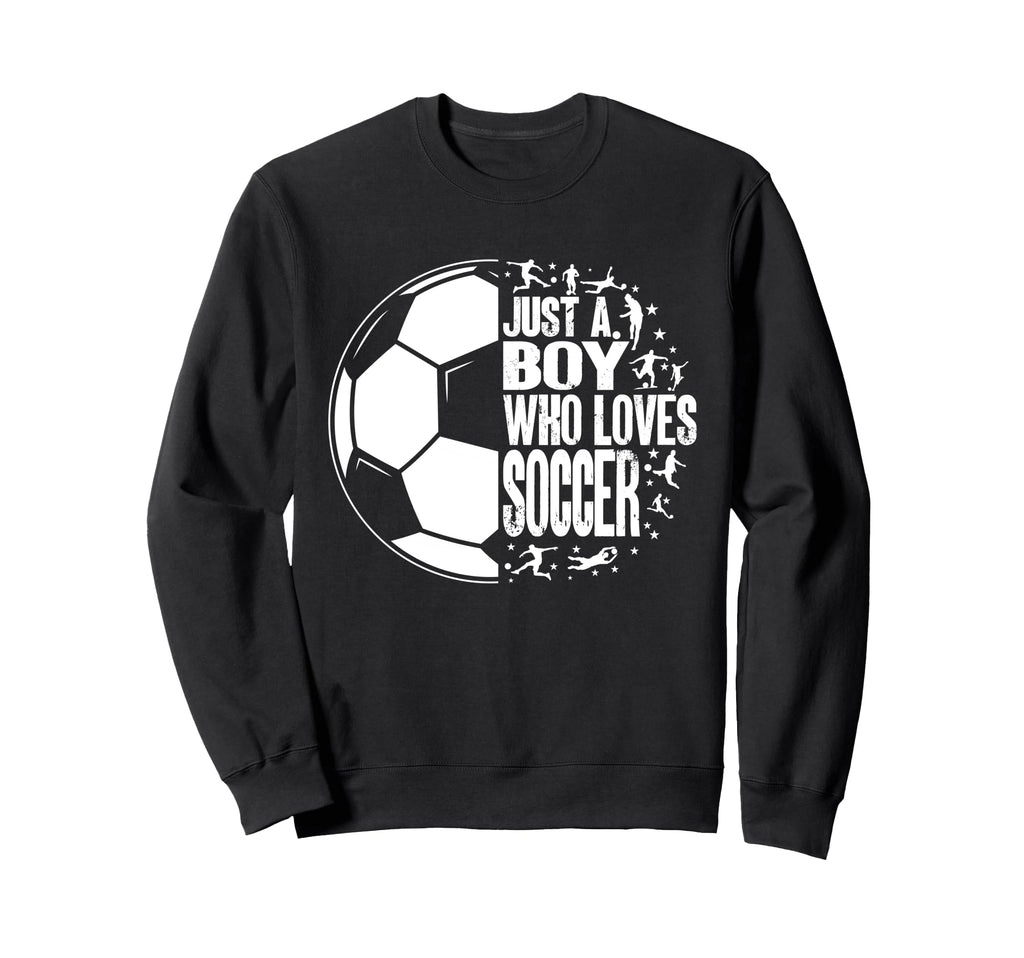 Funny Who Loves Soccer Sweatshirt - Novelty Apparel for Adults - T-Shirt, Sweatshirt, Hoodie
