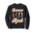 Roller Skating Skate 1970S Bounce Rock Sweatshirt - Streetwear Style Unisex - T-Shirt, Sweatshirt, Hoodie