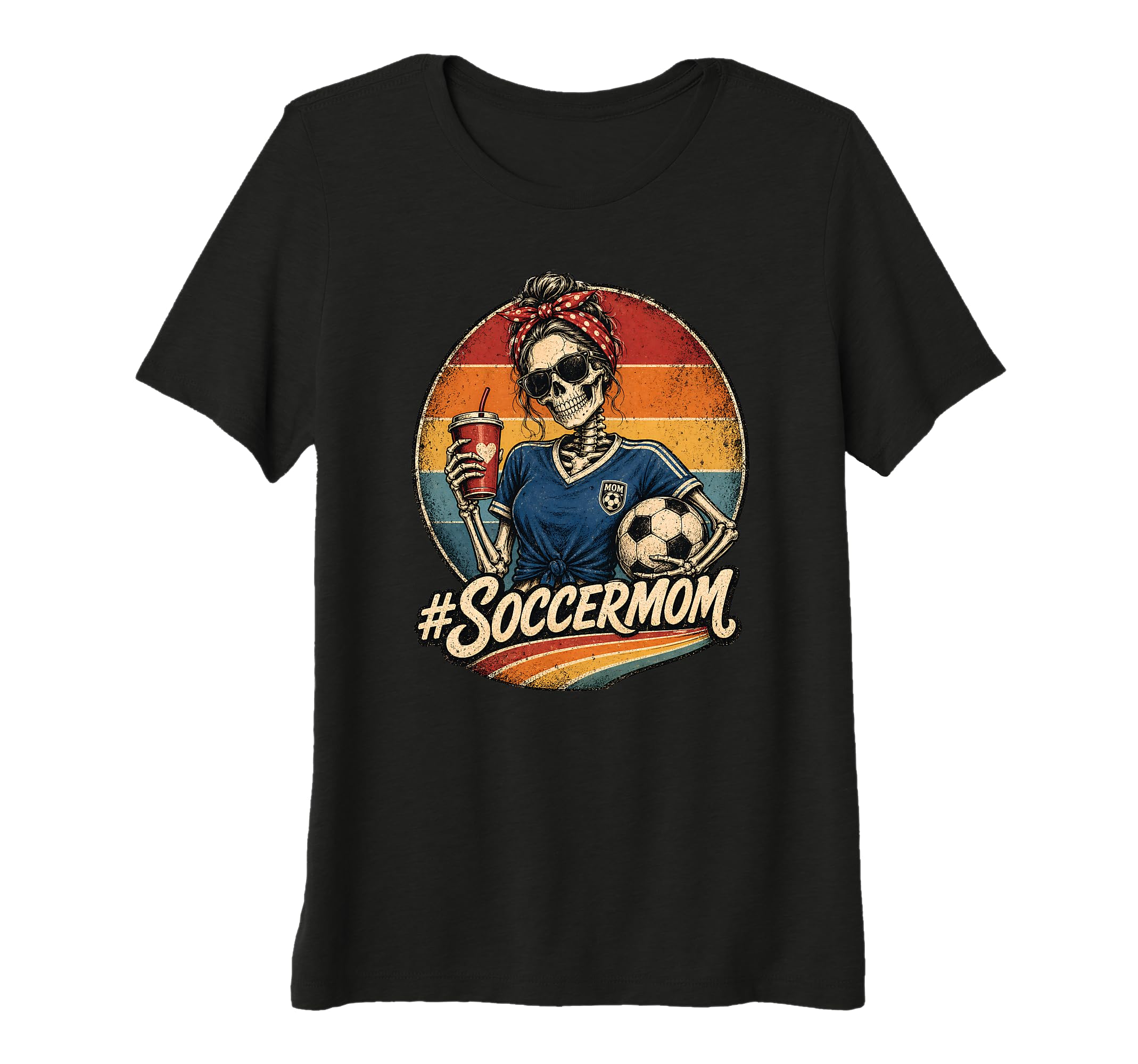Womens Soccer Mom Soccer Mama Soccer T-Shirt - Streetwear Style Men Women - T-Shirt, Sweatshirt, Hoodie