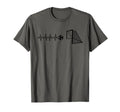 Funny Soccer Heartbeat Ecg Football Goal T-Shirt - Graphic Print Unisex - T-Shirt, Sweatshirt, Hoodie
