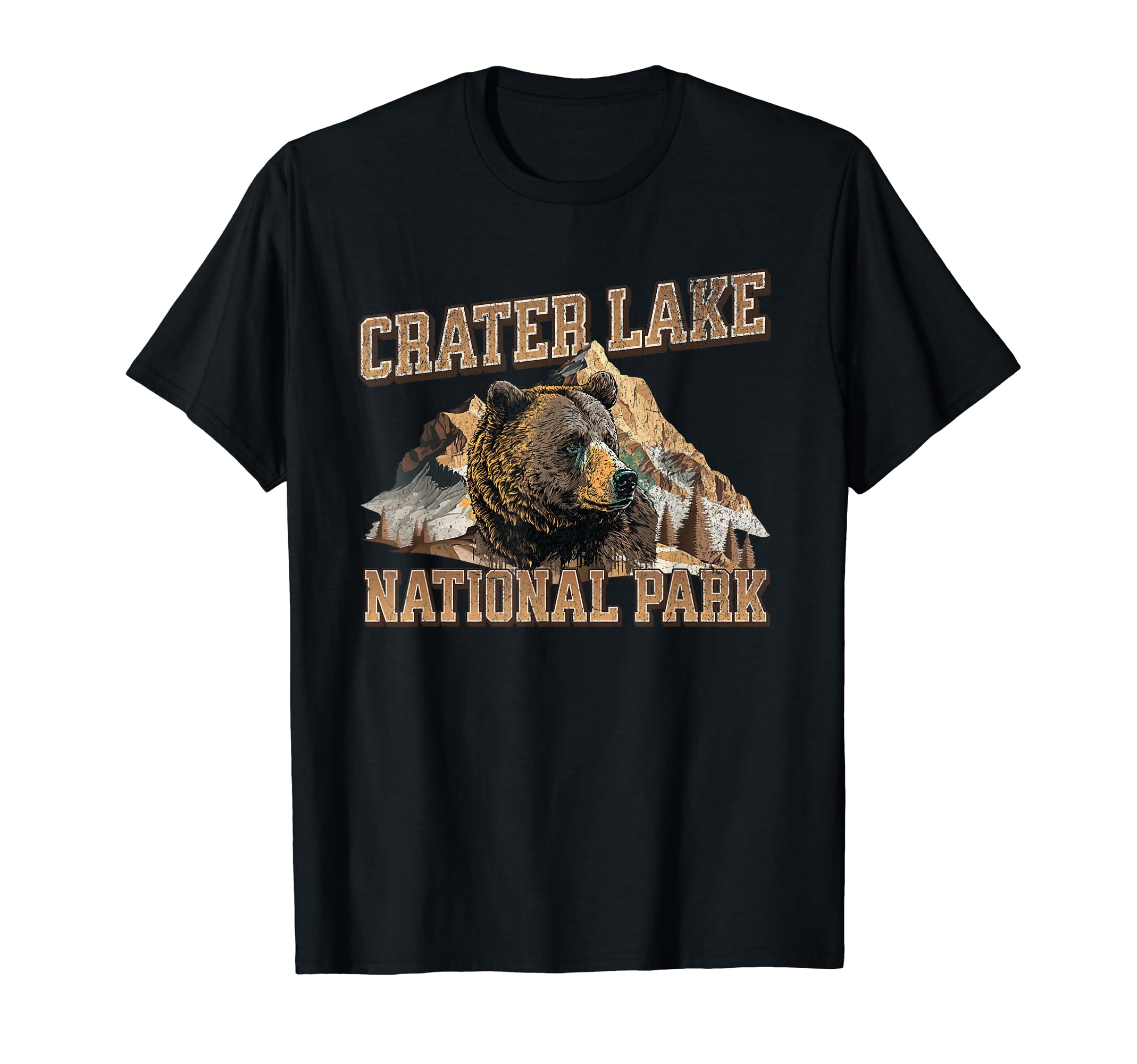 Crater Lake National Park Oregon Usa T-Shirt - Custom Art Print Men Women - T-Shirt, Sweatshirt, Hoodie