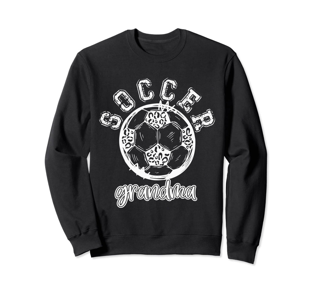 Soccer Grandma Leopard Sweatshirt - Casual Everyday Wear for Adults - T-Shirt, Sweatshirt, Hoodie