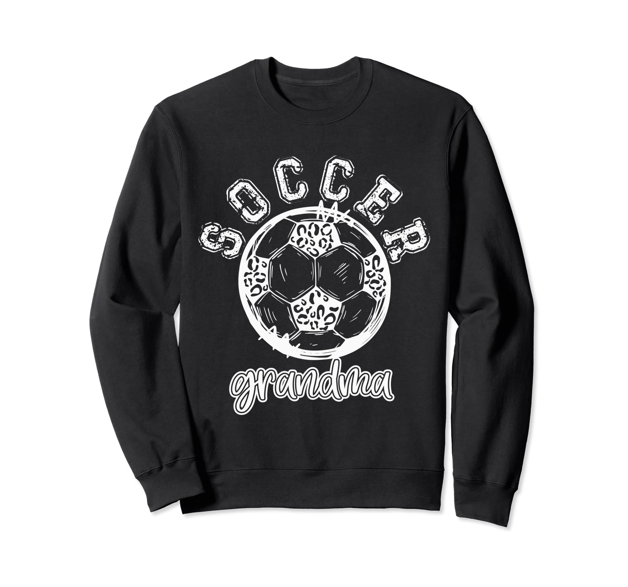 Soccer Grandma Leopard Sweatshirt - Casual Everyday Wear for Adults - T-Shirt, Sweatshirt, Hoodie