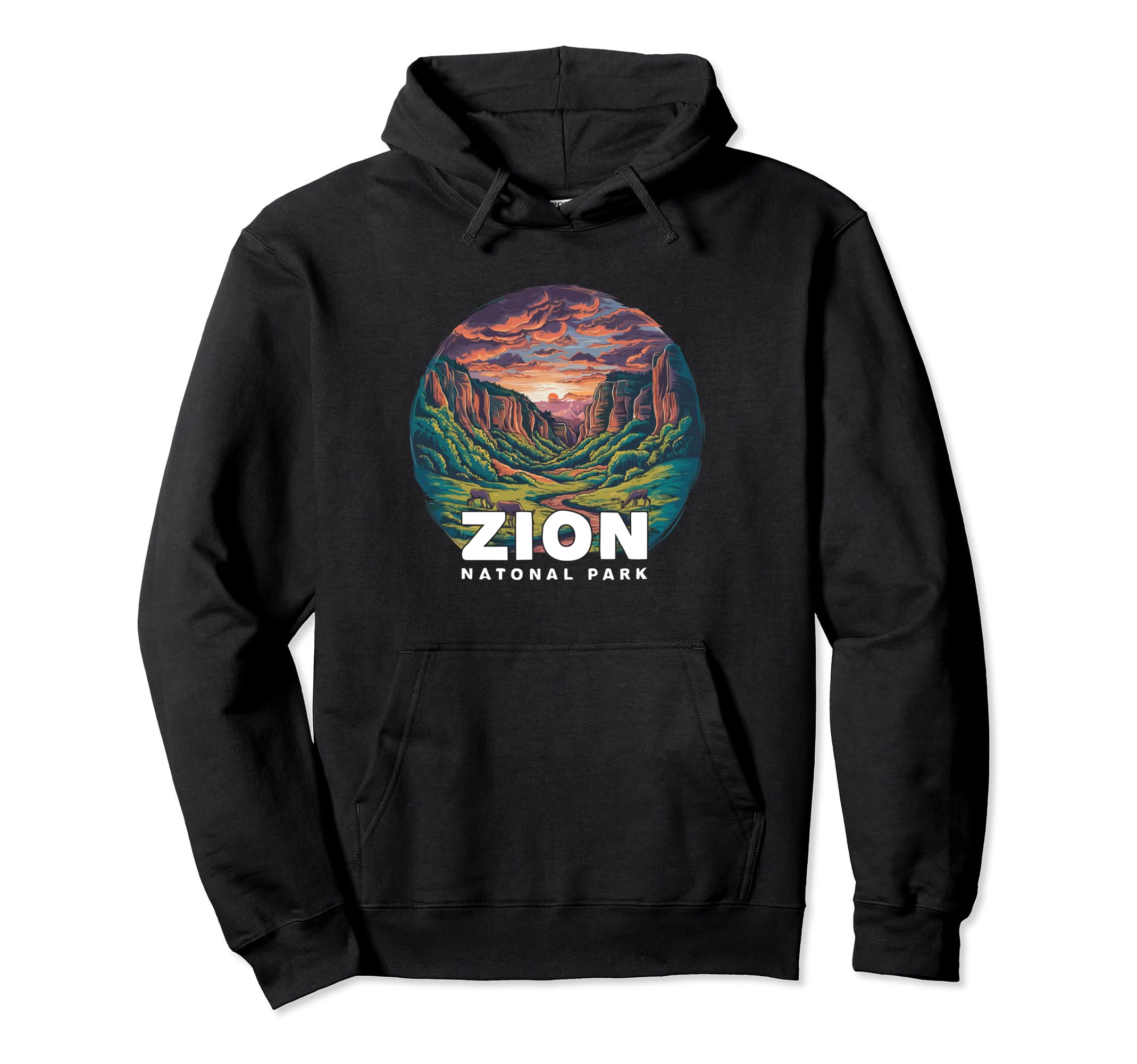 Zion National Park Utah Mount Zion Hoodie - Unique Graphic Men Women - T-Shirt, Sweatshirt, Hoodie