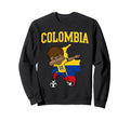 Colombia Soccer Colombian Football Sweatshirt - Novelty Apparel for Adults - T-Shirt, Sweatshirt, Hoodie