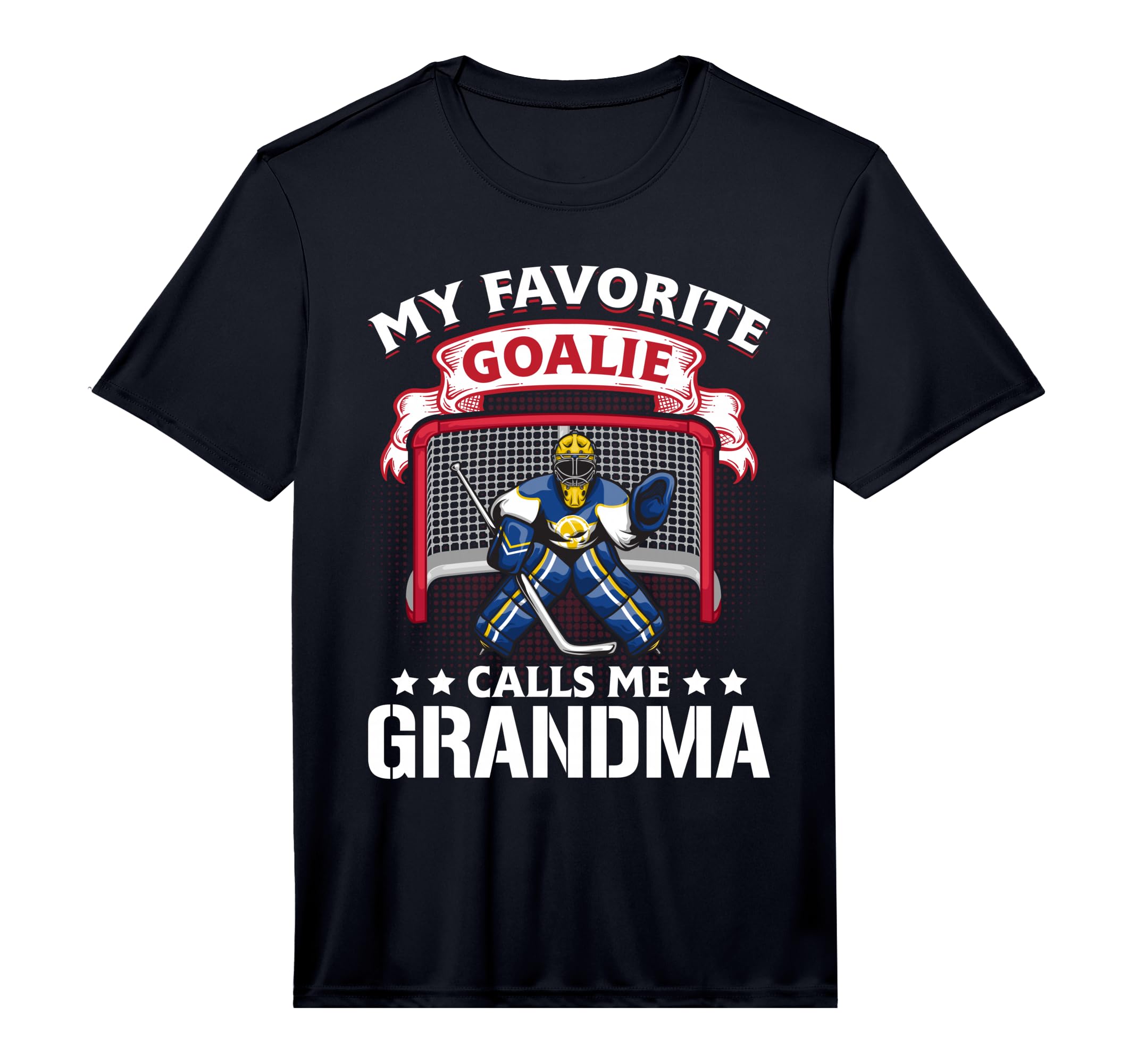 Mens My Favorite Goalie Calls Me T-Shirt - Custom Art Print for Adults - T-Shirt, Sweatshirt, Hoodie
